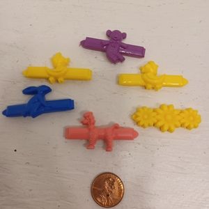 Vintage Goody hair Barettes lot of 6